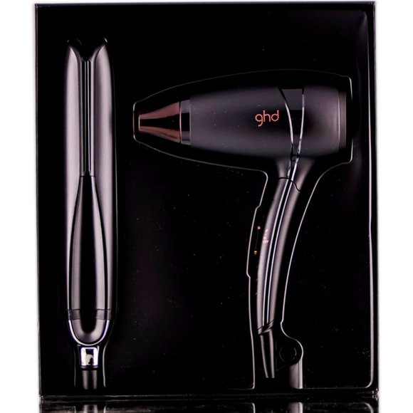 Ghd Platinum + Black & Flight Travel Dryer (Set)
